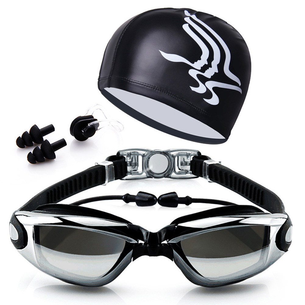 Swim Goggles Anti Fog Uv - Erwachsenen Schwimm brille Kit beschichtete Linse