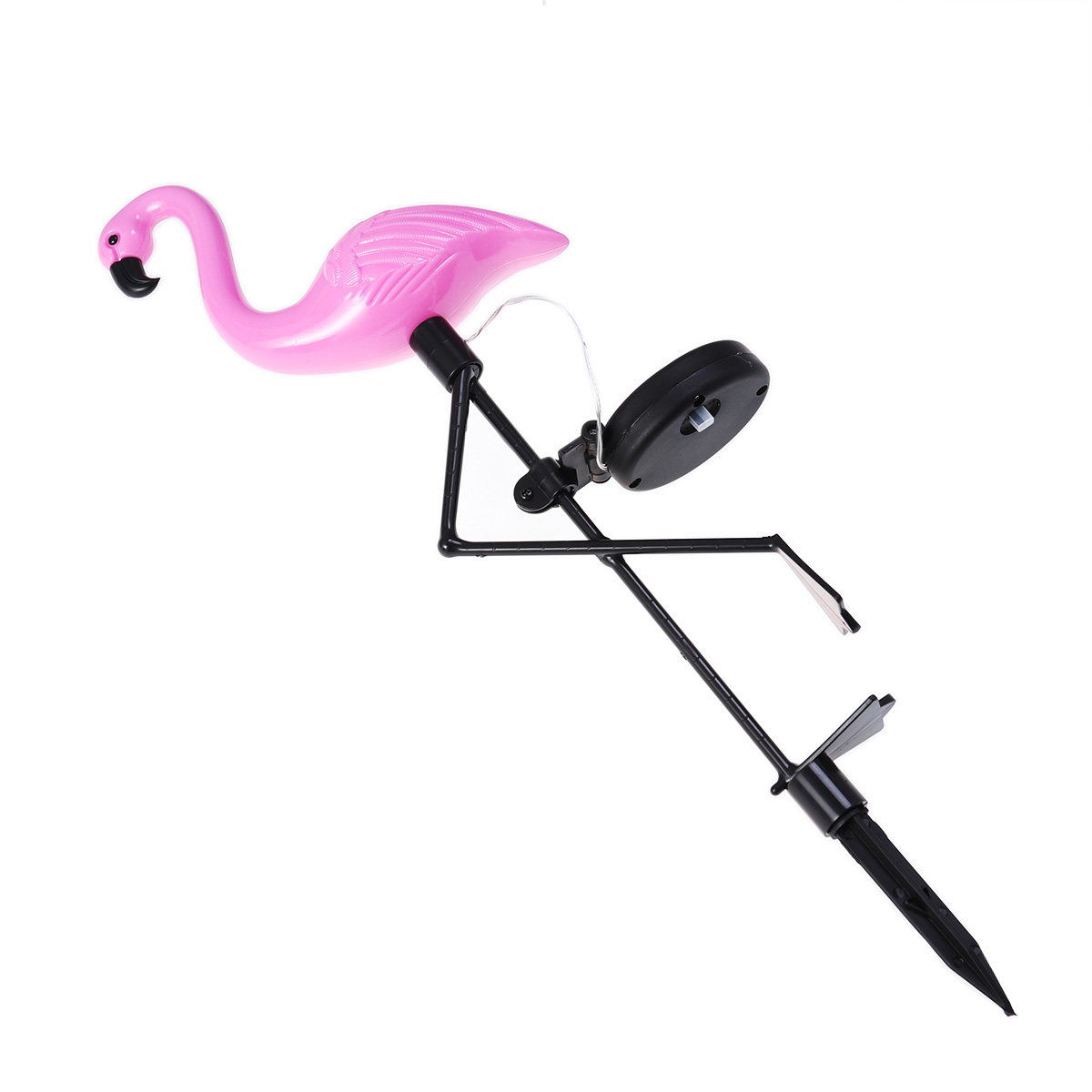 Pool Light Solar Rechargeable - LED-Solar-Gartenleuchte, wasserdicht, Flamingo-Muster, für Rasen, Garten,