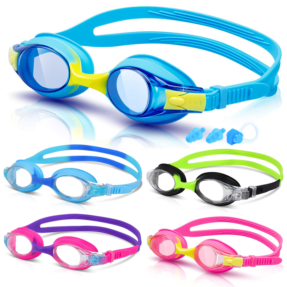 Swim Goggles Anti Fog Uv - Schwimmbrille für Kinder, Jugendliche im Alter