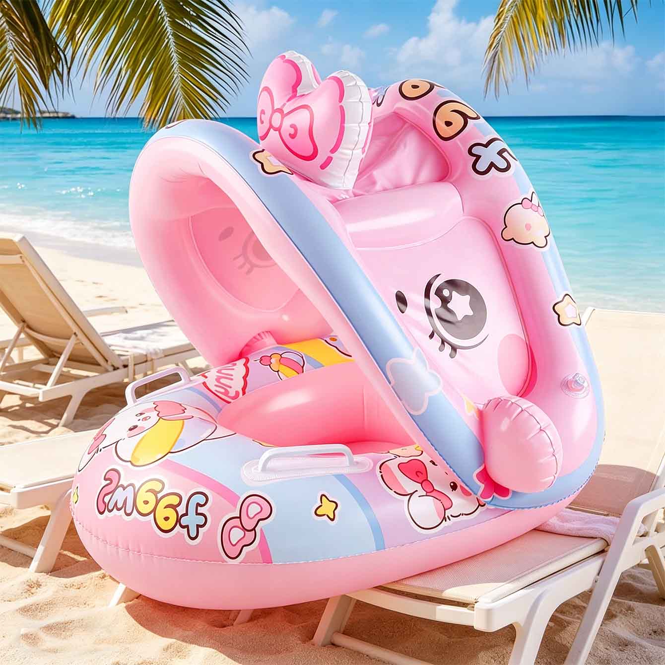 1 Stück Aufblasbarer Pool-Schw – Pool Float Ring Inflatable Bewertung und Preis