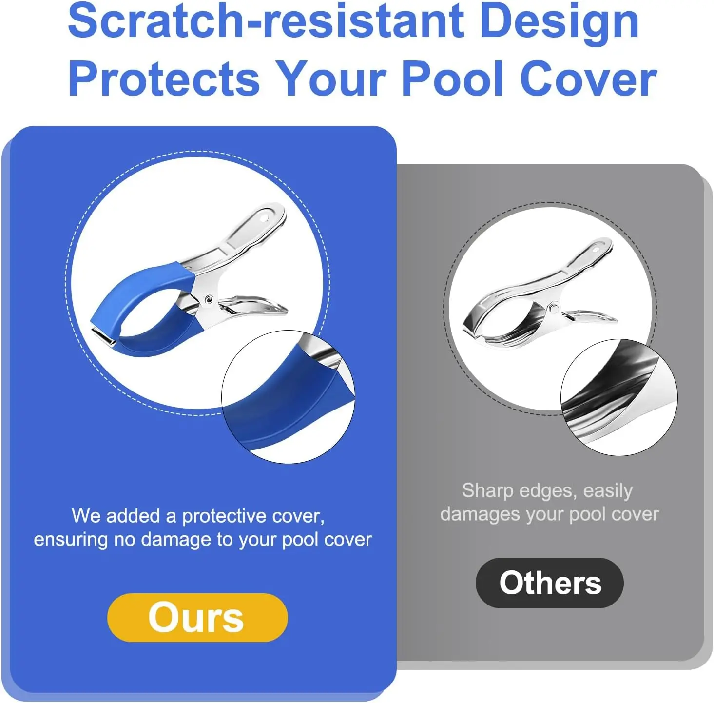 6/12Pcs Pool Abdeckung Clips E – Pool Ladder Above Ground Bewertung und Preis