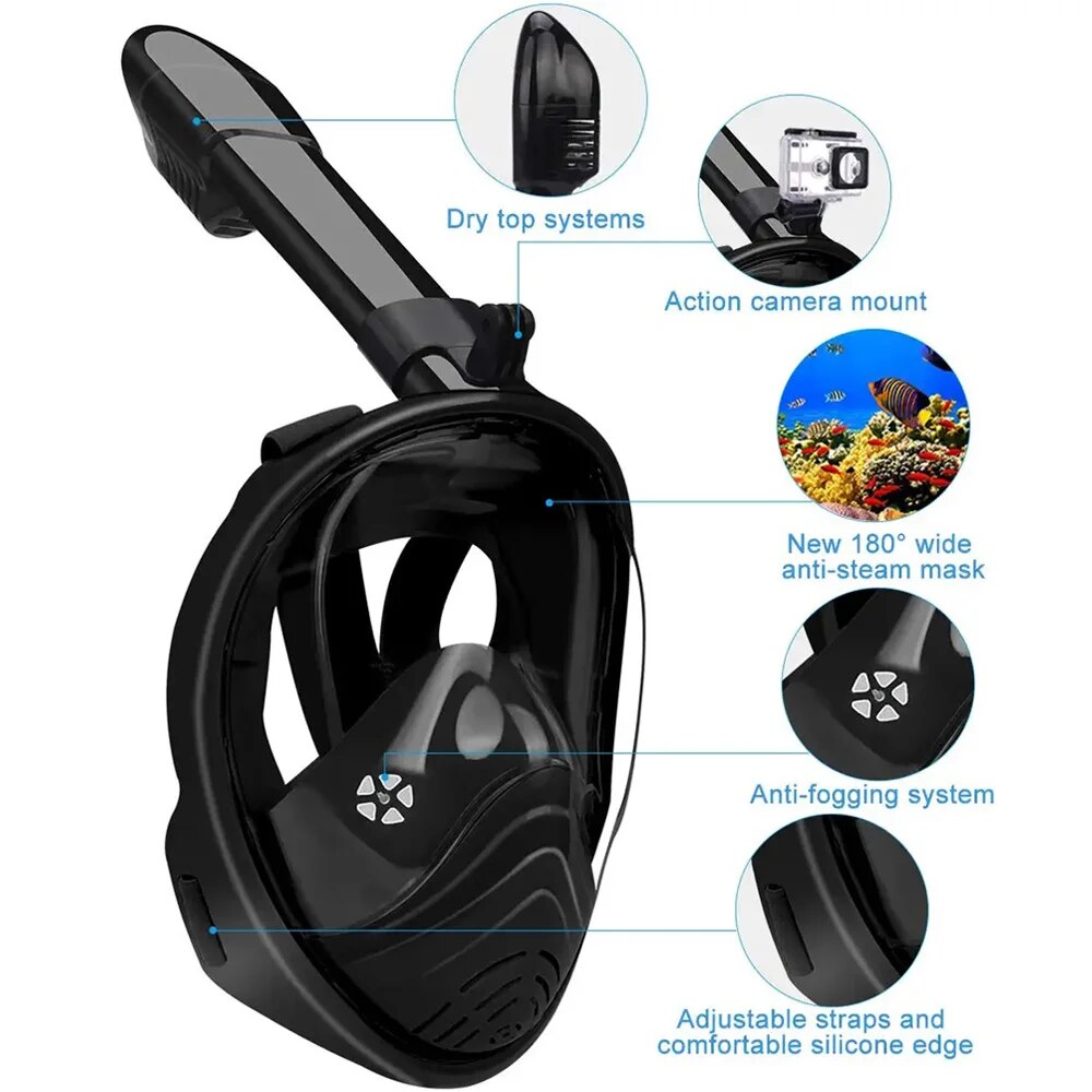 Unterwasser Schnorcheln Vollge – Snorkel Mask Full Face Bewertung und Preis