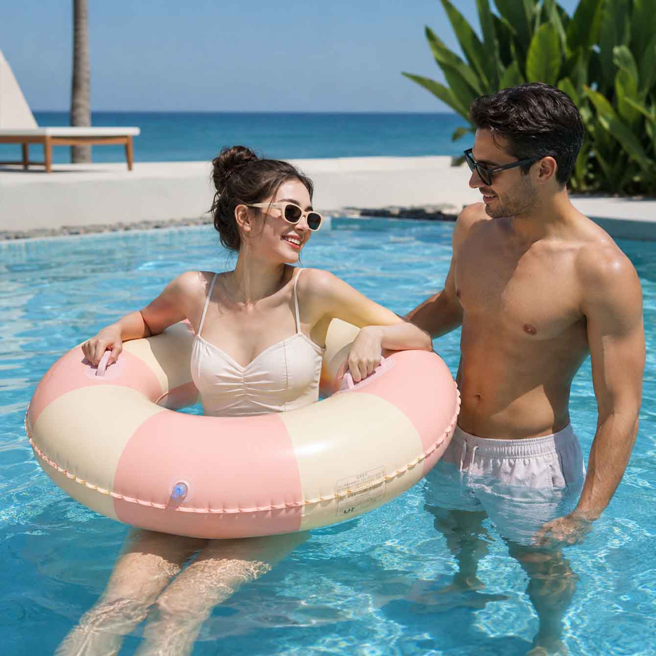 1 Stück Aufblasbarer Schwimmri – Pool Float Ring Inflatable Bewertung und Preis