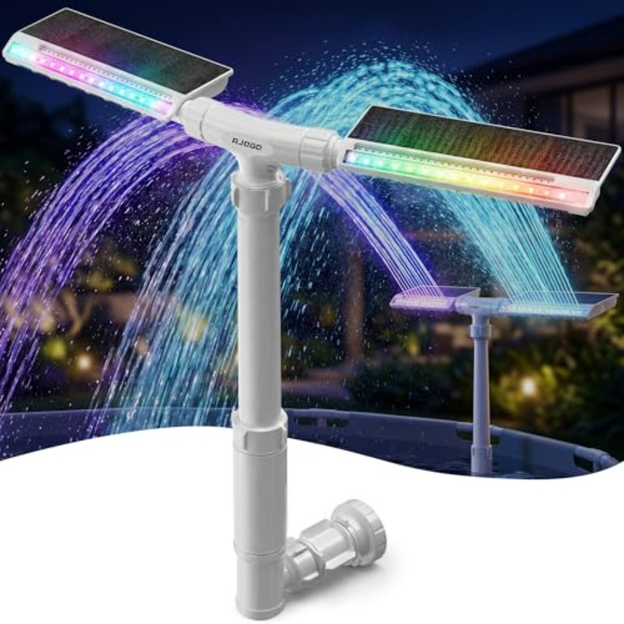 Solar-Poolbrunnen für eingelas – Pool Light Solar Rechargeable Bewertung und Preis