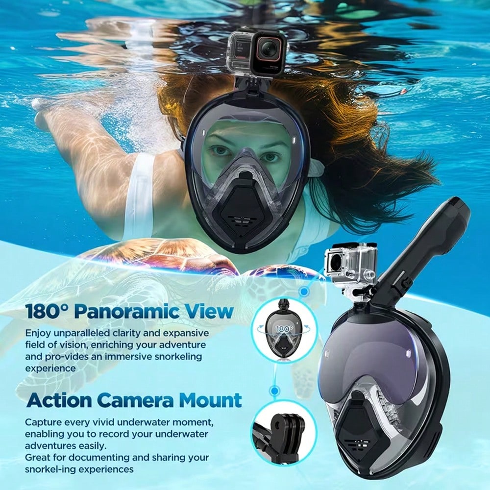 Devilfish Vollgesichts-Schnorc – Snorkel Mask Full Face Bewertung und Preis