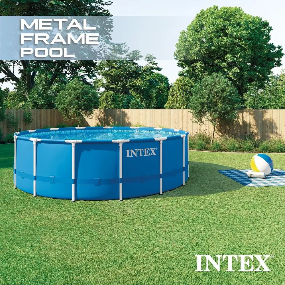 15' x 48' runder Aufstellpool- – Pool Ladder Above Ground Bewertung und Preis